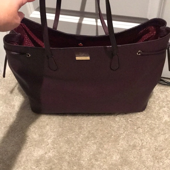 Kate spade maroon tote - Picture 2 of 5